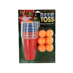 Beer Toss Drinking Game Kit