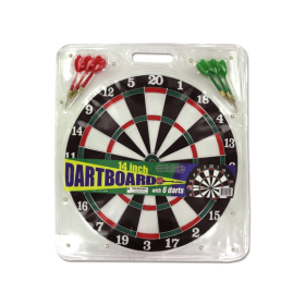 Dartboard with Metal Tip Darts