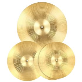 VEVOR Cymbal Pack 3 Pieces Cymbals Drum Set 14 16 20 Inches Cymbals for Drum