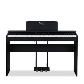 GDP-105 88 Keys Standard Full Weighted Keyboards Digital Piano with Furniture Stand, Power Adapter, Triple Pedals, Headphone
