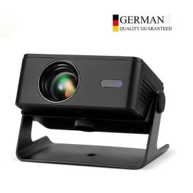 Mini Projector Android 13, WiFi 6, BT 5.0, 720P Native, 4K Decoding, Auto Correction, 180° Rotation. Portable For Movies & Gaming