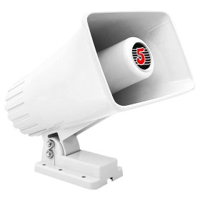 5 Core PA Horn Speaker 6 Inch 50W Loud Outdoor Audio Speaker System 8 Ohm Reflex Megaphone - HW 405 WH