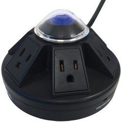 Accell Powramid 6-outlet Power Center And Surge Protector (black)