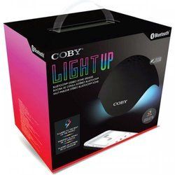 Coby Light Up Dome Speakers In Black