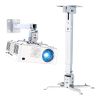5 Core White Projector Stand Ceiling Wall Mount Universal Projectors Adjustable w Mounting Bracket - PS 01 WH