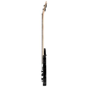 [Do Not Sell on Amazon]Full Size Glarry 4 String Burning Fire enclosed H-H Pickup Electric Bass Guitar with 20W Amplifier Bag Strap Connector Wre