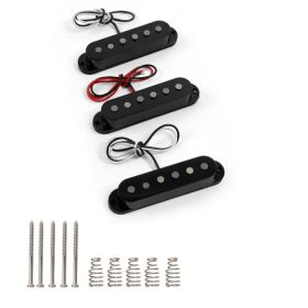 [Do Not Sell on Amazon]Glarry GSTP-01 Alnico 5 Staggered Single Coil Pickups S-S-S Set for ST Electric Guitar