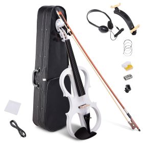 4/4 Violin Electric Violin(right hand)white