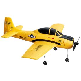 VEVOR RC Plane, 2.4GHZ 4 Channel Remote Control Airplane with 6-Axis Gyro Stabilizer, Ready to Fly Trainer Aircraft Plane Toy with 2 Batteries