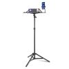 VEVOR Projector Stand, Laptop Stand Tripod Adjustable Height from 26.97 to 63 in, Portable Projector Tripod Stand with Tray & Gooseneck Phone Holder