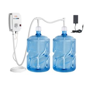 VEVOR Bottled Water Dispenser Pump System, 2x5 Gallon Dispensing System, Automatic Electric Water Dispenser, Double-Pipe Water Jug Pump