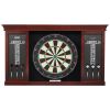 VEVOR Dartboard and Cabinet Set, Ready-to-Play Bundle Official Size Dartboard Cabinet Set, Steel Tip Dart Cabinet, Features Easy Assembly
