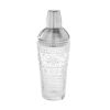 Channing Glass 24-Ounce Cocktail Shaker with Stainless Steel Lid, Clear