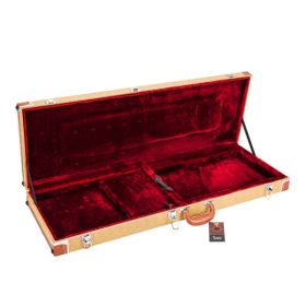 [Replace 24852220]High Grade Electric Guitar Square Hard Case for GST GTL 170 SG and Burning fire Style Flat Yellow