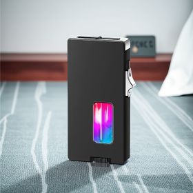 Metal Dual-Flame Lighter – Adjustable Soft & Jet Flame with Side Ignition – Perfect Father's Day Surprise