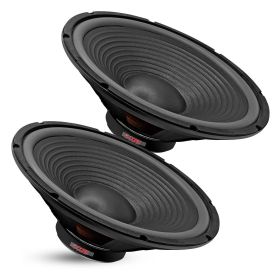 5 Core 15 Inch Subwoofer Pair 450W Max PA DJ Audio Sub Woofer Speaker 8 Ohm Deep Bass Replacement Component Subwoofers for Pro Audio Use - WF 15