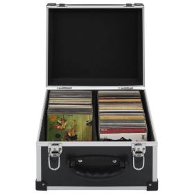 CD Case for 40 CDs Aluminum ABS Black