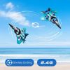 4DRC Remote Control Plane 2.4Ghz Foam RC Airplanes Helicopter Quadcopter,Spinning Drone with Cool Light