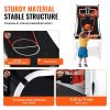 VEVOR Foldable Basketball Arcade Game, 2 Player Indoor Basketball Game, Home Dual Shot Sport with 4 Balls, 8 Game Modes, LCD Electronic Scoreboard