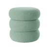 Boucle Cloud Storage Ottoman, Sage