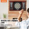 VEVOR Dartboard and Cabinet Set, Ready-to-Play Bundle Official Size Dartboard Cabinet Set, Steel Tip Dart Cabinet, Features Easy Assembly