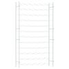 Wine Rack for 72 Bottles White Metal