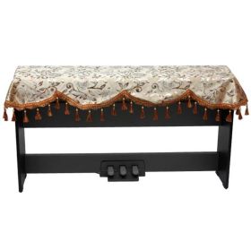 Decorative Piano Cover Dust Proof Keyboard Cloth for 88 Key Electronic Keyboard