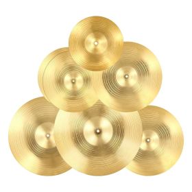 VEVOR Cymbal Pack 6 Pieces Cymbal Set 10 14 16 18 20 Inches Cymbals for Drum