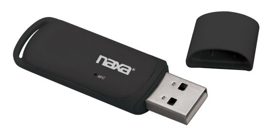 Naxa Wireless Audio Adapter with Bluetooth for USB Connectors