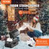 VEVOR Snow Machine 2000W Wireless Remote Swing Snow Making Machine for Holiday