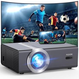 Projector, Equipped With WiFi And Bluetooth Functions, Shipped Via FBA, Prohibited For Sale On Amazon (Color: Black)