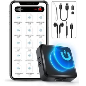 The Voice Recorder Is Mini, Small, Portable, And Small (Color: Black)