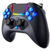 PS4 Controller; Wireless Controller For PS4 RGB Light Programming Function; Wireless Gamepad With Colorful LED Light