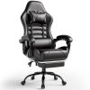 Ergonomic Gaming Chair for Adults, Comfortable Computer Chair for Heavy People, Adjustable Height Office Desk Chair with Wheels