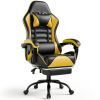 Ergonomic Gaming Chair for Adults, Comfortable Computer Chair for Heavy People, Adjustable Height Office Desk Chair with Wheels