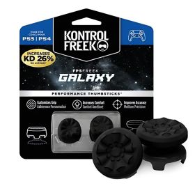Precision Joystick Thumb Grips for PS5/PS4 Controllers – Anti-Slip, Durable & Wear-Resistant, Easy to Install for Enhanced Gaming Control (Color: Black)