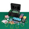 Texas Holdem Poker Chip Set for Use Family Recreations