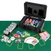 Texas Holdem Poker Chip Set for Use Family Recreations
