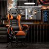 Ergonomic Gaming Chair for Adults, Comfortable Computer Chair for Heavy People, Adjustable Height Office Desk Chair with Wheels