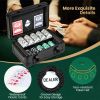 Texas Holdem Poker Chip Set for Use Family Recreations