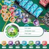 Texas Holdem Poker Chip Set for Use Family Recreations