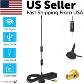 UV5R UV5RA A067 UV-82 144 430Mhz VHF UHF Radio Walkie Talkie Antenna For BAOFENG (Color: Black)