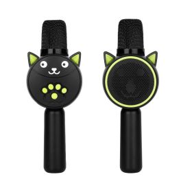 Karaoke Speaker Microphone (Color: Black)